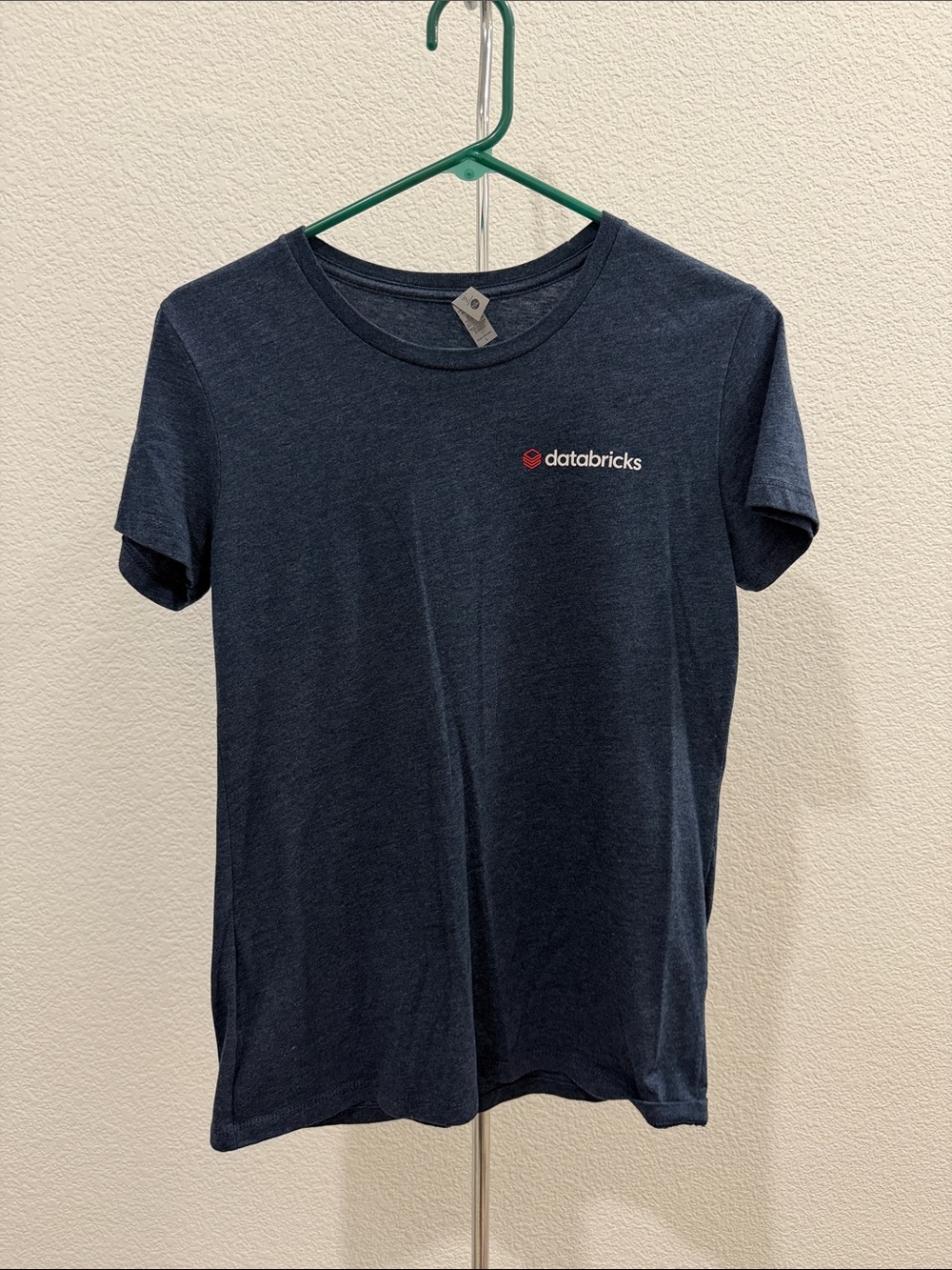 🎉SALE!!! Next Level Apparel Navy Blue Databricks Logo Short Sleeve Tee
